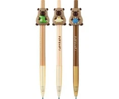 Rašiklis automatinis Capybara 0,5mm, mėlynas rašalas
