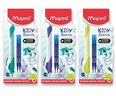 KNYGA Rašiklis ištrinamas Maped Kidy Learn Magic animal mėlyna+2vnt šerdelė blister
