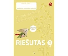 KNYGA Šviesa Riešutas. Papildomos užduotys 4 klasei, 1 dalis (atnaujinta). Serija ŠOK