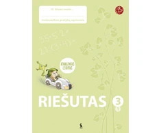 KNYGA Šviesa Riešutas. Pratybų sąsiuvinis 3 klasei, 1 dalis (atnaujinta) (serija „ŠOK“)