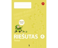 KNYGA Šviesa Riešutas. Testai 4 klasei (atnaujinta) (serija „ŠOK“)