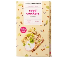 KNYGA Sėklų krekeriai su jūros druska, 80 g