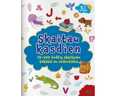 KNYGA Skaitau kasdien. 70-100 žodžių skaitymo tekstai su užduotimis