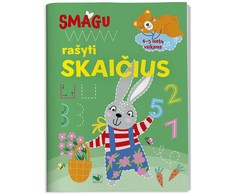 KNYGA Smagu rašyti skaičius. 4-5 metų vaikams