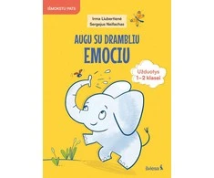 KNYGA Šviesa Socialinio, emocinio ir sveikos gyvensenos ugdymo užduotys „Augu su drambliu Emociu“ 12 klasei