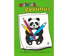 KNYGA Spalvink gyvūnus