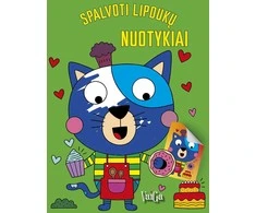 KNYGA Spalvoti lipdukų nuotykiai. Kačiukas