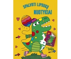 KNYGA Spalvoti lipdukų nuotykiai. Krokodilas