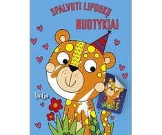 KNYGA Spalvoti lipdukų nuotykiai. Tigriukas