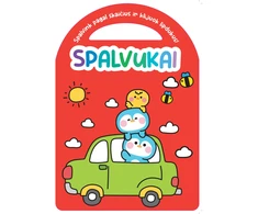 Spalvukai. Spalvinimo knygelė su lipdukais