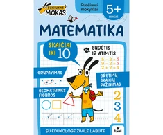 KNYGA Šuniukas Mokas. Matematika nuo 5 m.