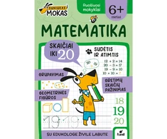 KNYGA Šuniukas Mokas. Matematika nuo 6 m.