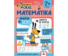 KNYGA Šuniukas Mokas. Matematika nuo 7 m.