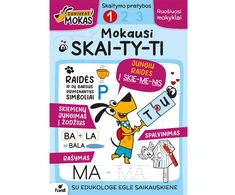 KNYGA Šuniukas Mokas. Mokausi skaityti 123 dalys /3 rūšys/