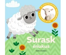 KNYGA Surask ėriukus. Su nuotraukomis, medžiagėlėmis ir iššokančia avyte!