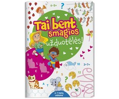 KNYGA Tai bent smagios užduotėlės. 6-7 metų vaikams