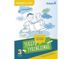 KNYGA Šviesa Lietuvių kalbos tekstų tyrinėjimas 3 klasei