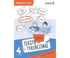 KNYGA Šviesa Lietuvių kalbos tekstų tyrinėjimas 4 klasei