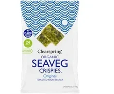 KNYGA Traškučiai jūros daržovių Seaveg crispies, JK, 4 g