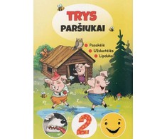 KNYGA Trys paršiukai