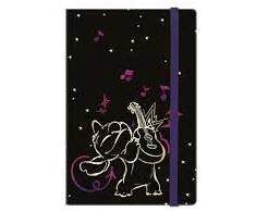 KNYGA Užrašų knygelė STITCH 2, A5, 80 lapų, linijom, su gumele