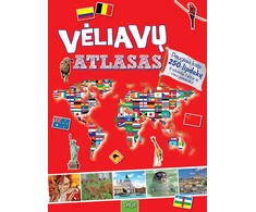 KNYGA "Vėliavų atlasas. Daugiau kaip 250 lipdukų", 3+