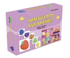 KNYGA Žaidimas "Spalvų loto. Kur braškė?"