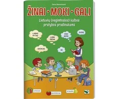 KNYGA Žinai, moki, gali. Lietuvių (negimtosios) kalbos pratybos pradinukams
