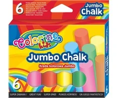 COLORINO CREATIVE JUMBO spalvota kreida 6 vnt, 65818PTR