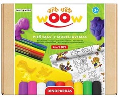 Hobilt Kūrybinis rinkinys WOW 4 in 1 Dinoparkas/41004/KD