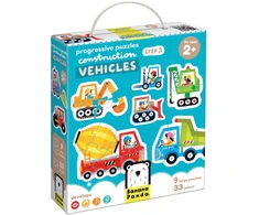 Lavinamoji dėlionė Progressive Puzzles Vehicles 2+