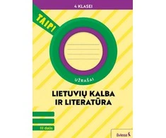 KNYGA Šviesa Lietuvių kalba ir literatūra. Užrašai 4 klasei, 3 dalis (pagal 2022 m. BUP). Serija TAIP!