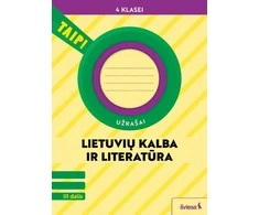 KNYGA Šviesa Lietuvių kalba ir literatūra. Užrašai 4 klasei, 3 dalis (pagal 2022 m. BUP). Serija TAIP!