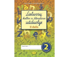 Lietuvių kalbos ir literatūros užduotys 2 klasei 2 dalis