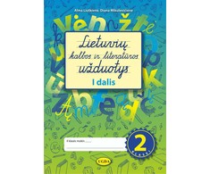 Lietuvių kalbos ir literatūros užduotys 2 klasei 1 dalis
