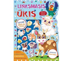 KNYGA Linksmasis ūkis. Su iškIliais lipdukais