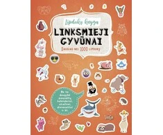 Lipdukų knyga. Linksmieji gyvūnai (daugiau nei 1000 lipdukų)