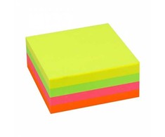 Lipnūs lapeliai 75x75,320l.,neon/Office Point OP557750062
