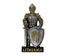 Magnetas Riteris, Lithuania, 95 x 45mm, pagamintas iš polirezino