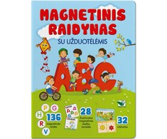 Magnetinis RAIDYNAS su užduotėlėmis