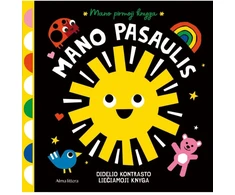 Mano pasaulis. Didelio kontrasto liečiamoji knyga