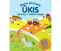 Mano pirmasis ūkis. Lipdukų ir veiklos knyga