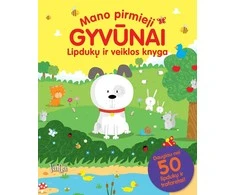 Mano pirmieji gyvūnai. Lipdukų ir veiklos knyga