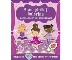 Mano pirmoji balerina. Lipdukų ir veiklos knyga