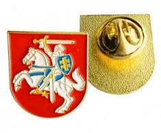 Metalinis ženkliukas Vytis
