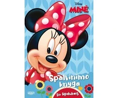 Minė. Spalvinimo knyga su lipdukais
