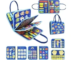 Malplay Montessori lavinamoji knyga vaikui