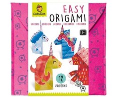 KNYGA Kūrybinis rinkinys vaikams UNICORNS origami 12 Ludattica 5+ modelių