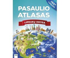 Pasaulio atlasas. Lipdukų knyga