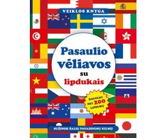 KNYGA Pasaulio vėliavos. Su lipdukais
